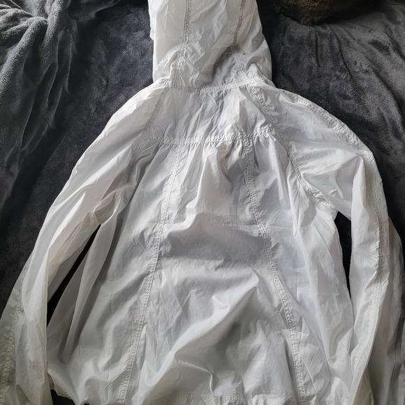 Athleta Windbreaker Jacket  in White Size M - Picture 6 of 6